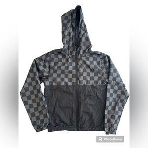 Big Boys stylish Independent Black and Gray Windbreaker / Raincoat Jacket